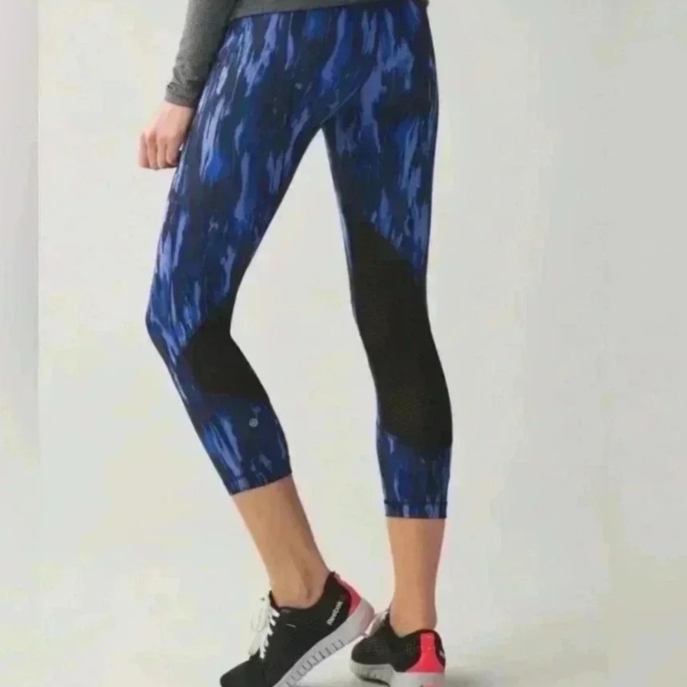 Lululemon pace rival mid rice crop leggings size 6